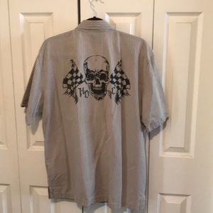 Men's Harley-Davidson Large Short Sleeve Button up